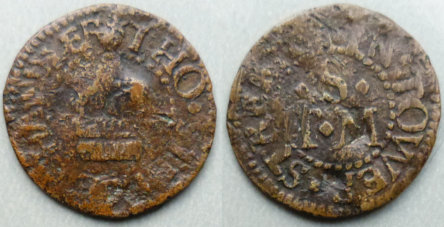 Tower Street, Tho Steele farthing token - Click Image to Close